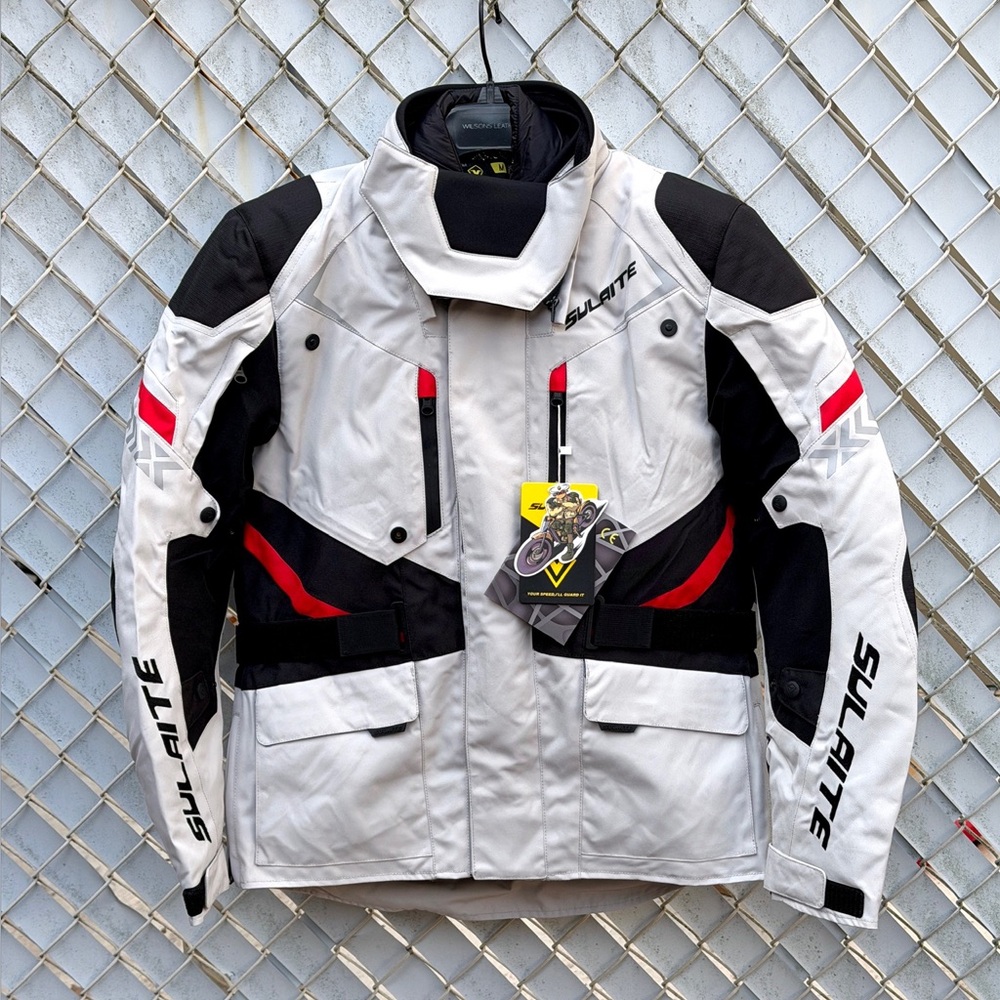 Motorcycle Adventure Bike Jacket With Pads
